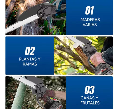 MOTOSIERRA RECARGABLE iNALÁMBRICA