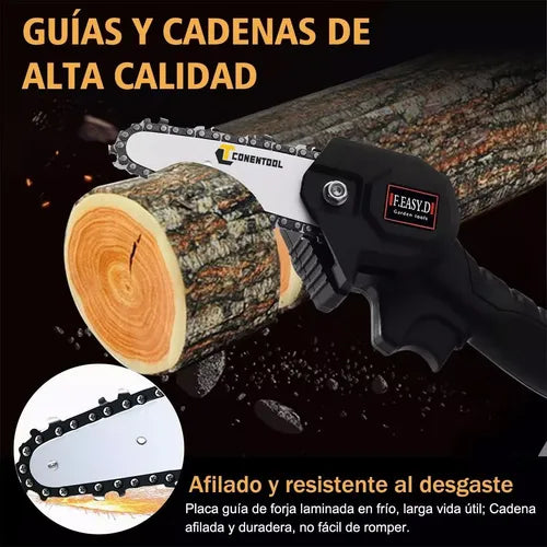 MOTOSIERRA RECARGABLE iNALÁMBRICA